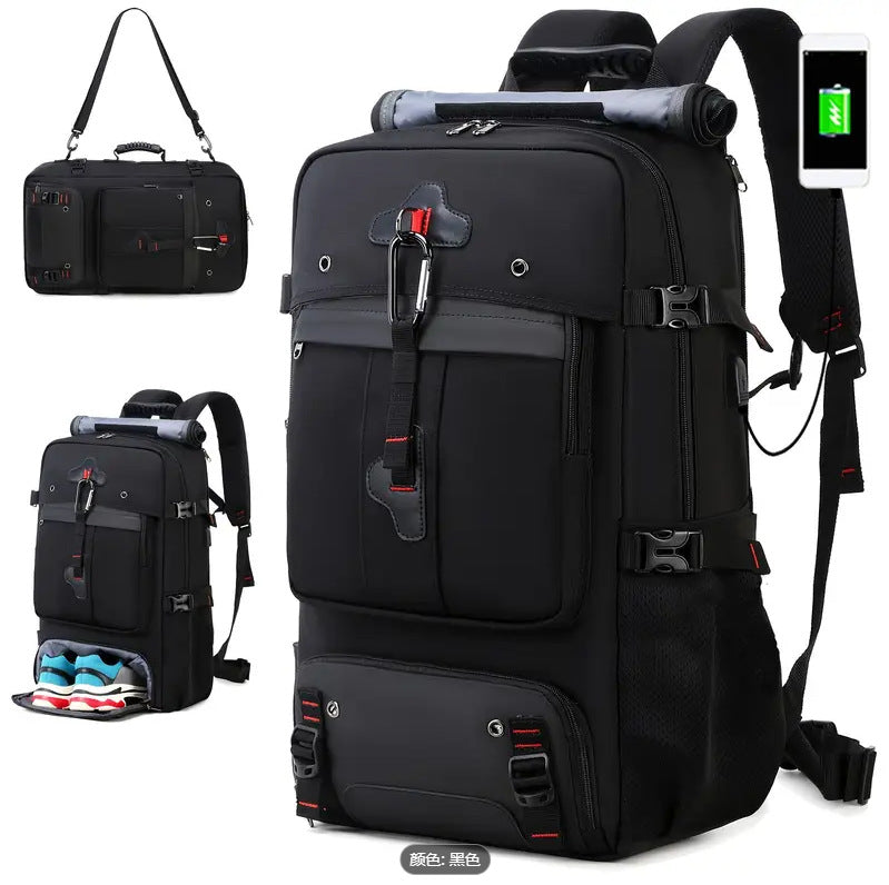 CrossEdge premium large capacity multifunction travel backpack Bangladesh