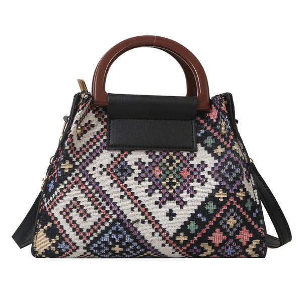 Trendy New 2023 Women's Small Bag Fashion Plaid Crossbody Bag Canvas Shoulder Bag Simple Temperament Handbag